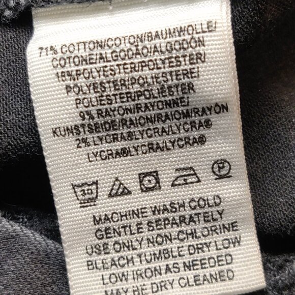 Free People Black Lace Up Front High Rise Skinny Jeans SIZE 30 - Picture 6 of 7